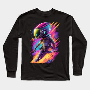 Space man color blast Long Sleeve T-Shirt